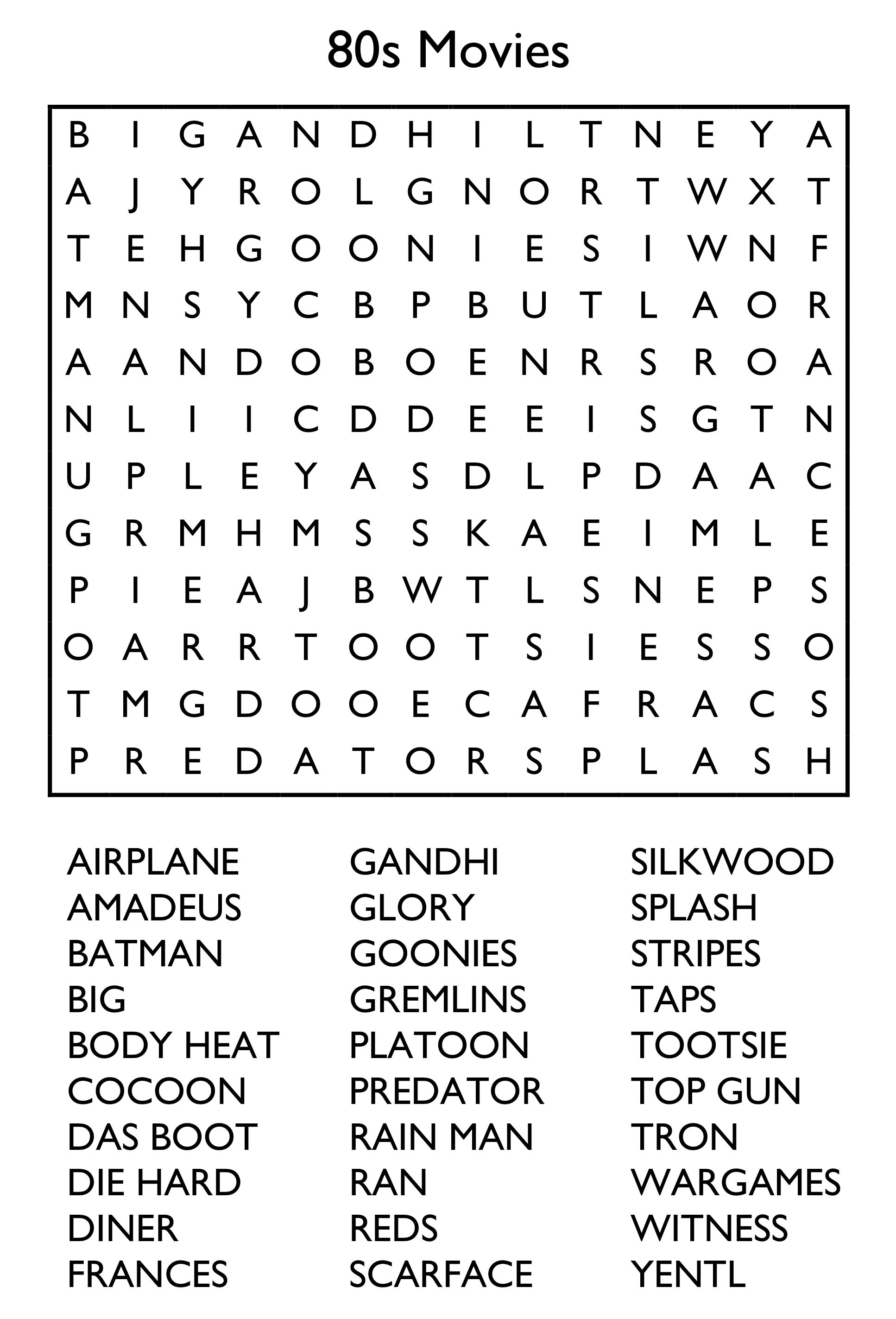 Large Print Word Searches Printable Customize and Print