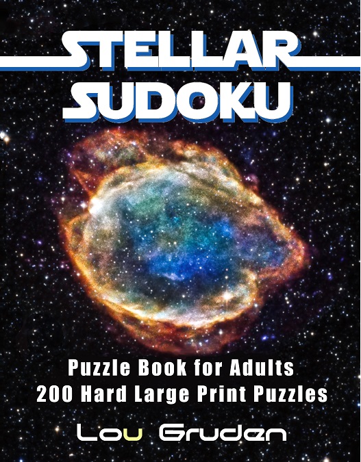 Stellar Sudoku Large Print Hard Puzzle Book