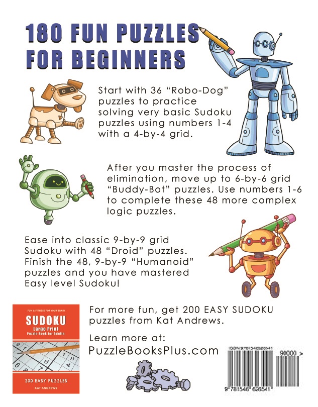 Robot Book of Sudoku For Kids