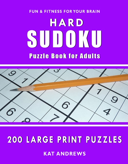 Hard Sudoku Large Print Puzzles Book