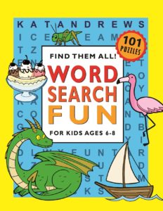 Kids Word Search ages 6-8 puzzle book cover