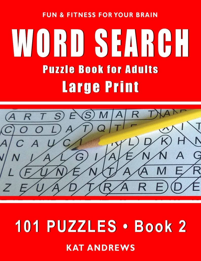 Word Search Puzzle Book for Adults large print Cover