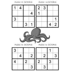 sudoku for kids 4 by 4 puzzle