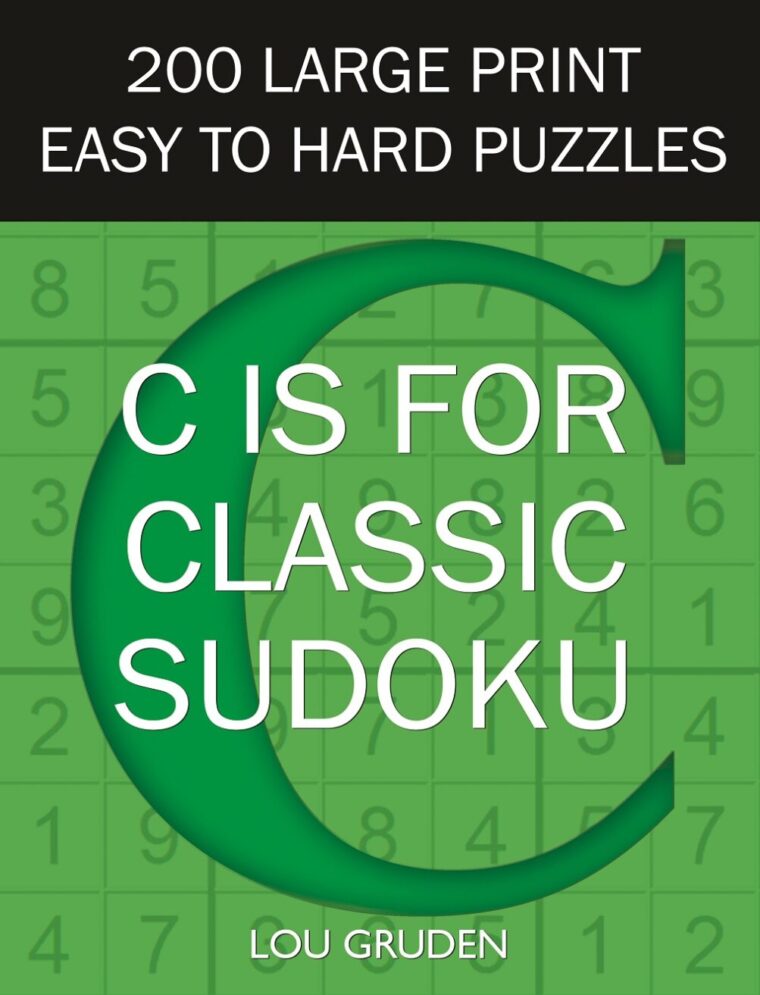 Hard Sudoku Puzzle Book for Adults: 200 Large Print Puzzles with Answers  (Large Print / Paperback)