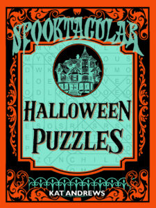 Cover of Spooktacular Halloween Puzzles: Large Print for Adults